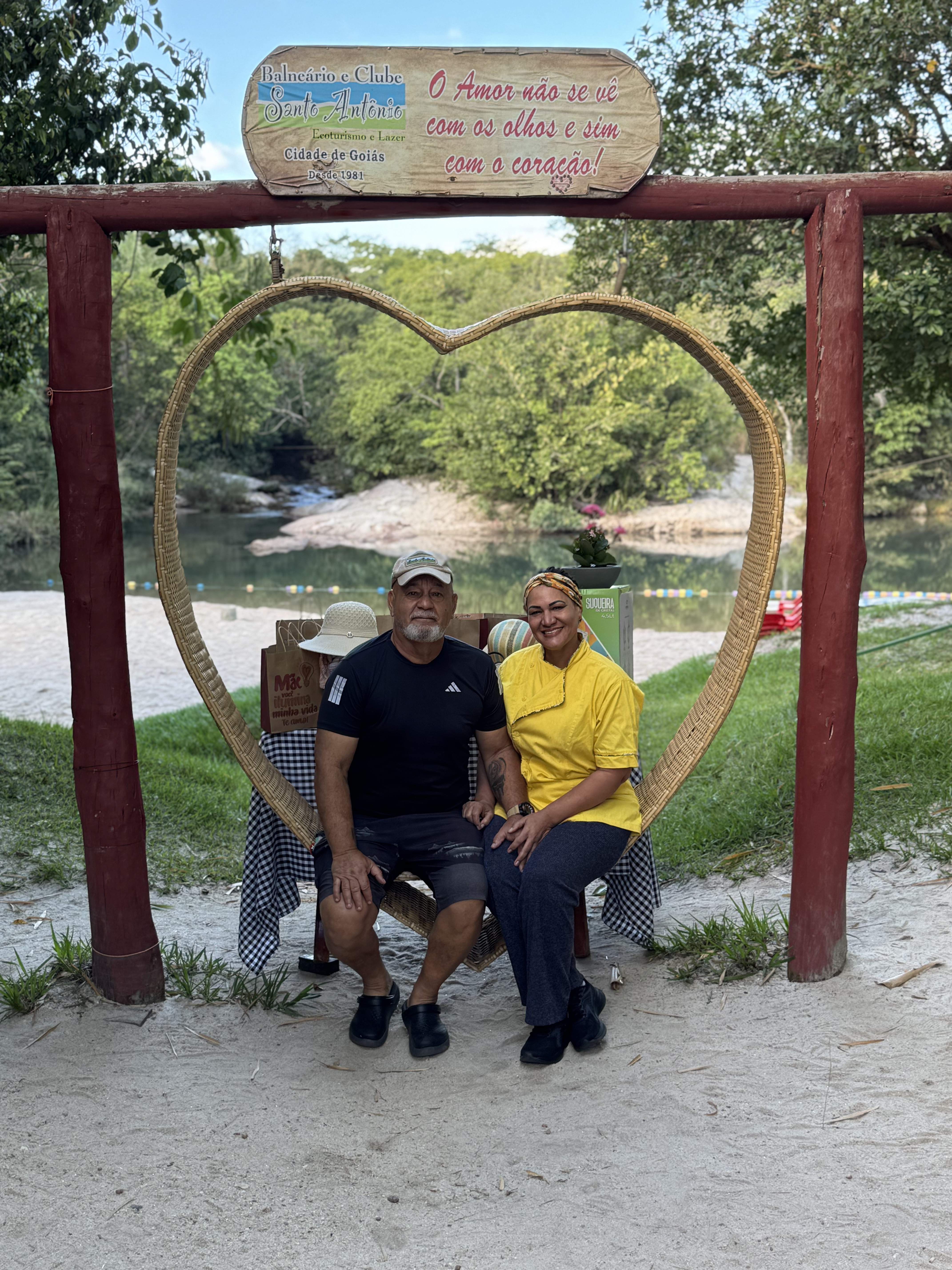Sérgio e Laura - Fundadores do Balneário e Clube Santo Antônio